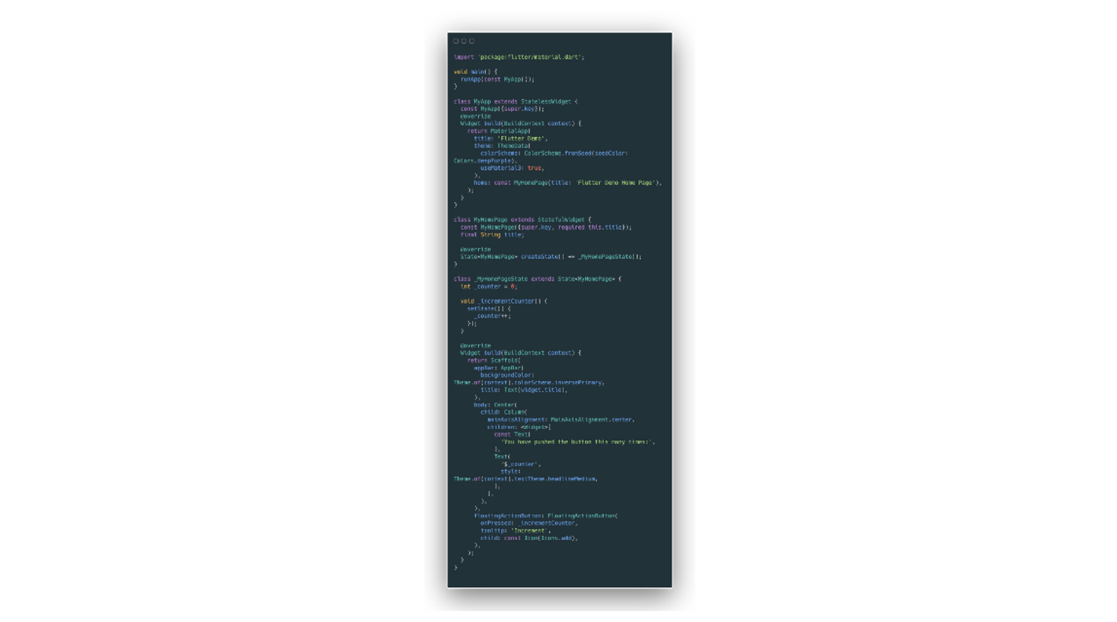What does a Flutter code structure look like to a beginner? - An ...